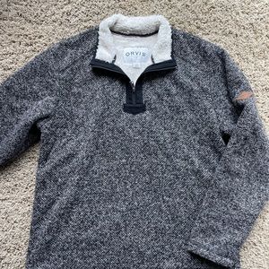 NWOT Mens Orvis fleece pullover
